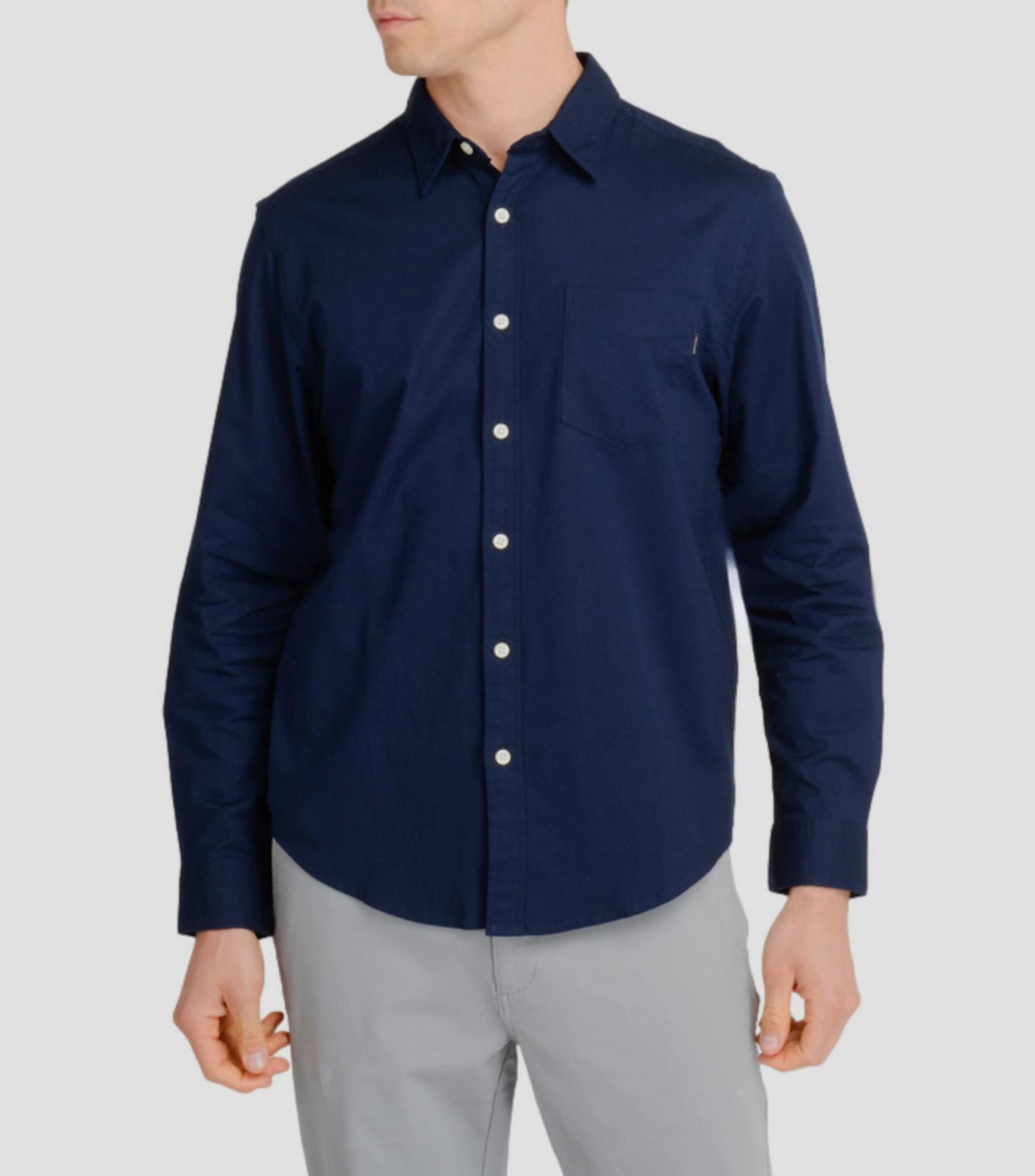 Camisa Oxford manga larga Hombre